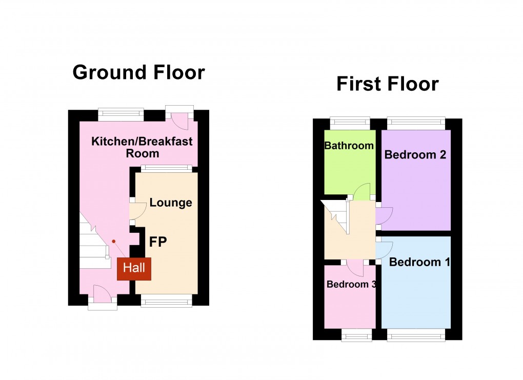 Floorplan for Binley, Coventry, West Midlands