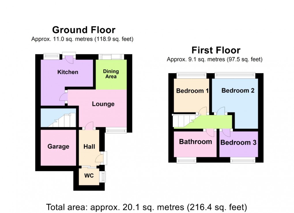 Floorplan for Binley, Coventry, West Midlands