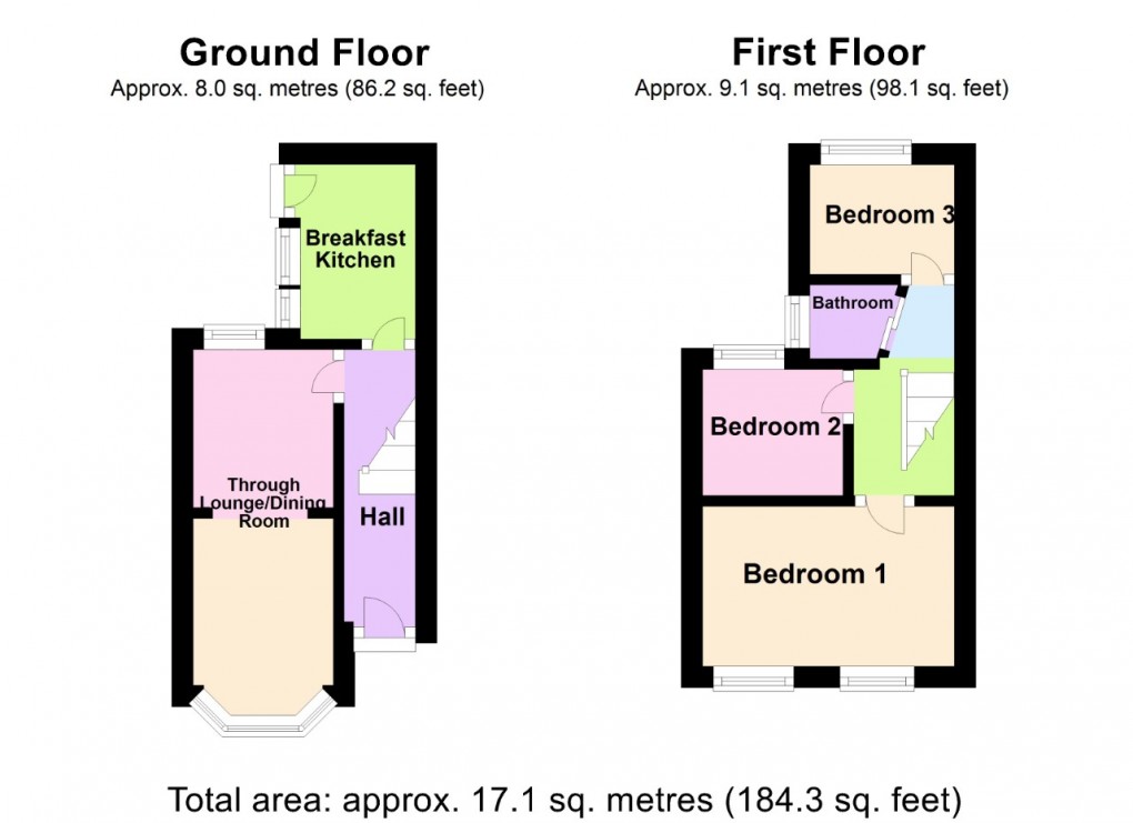 Floorplan for Foleshill, Coventry, West Midlands